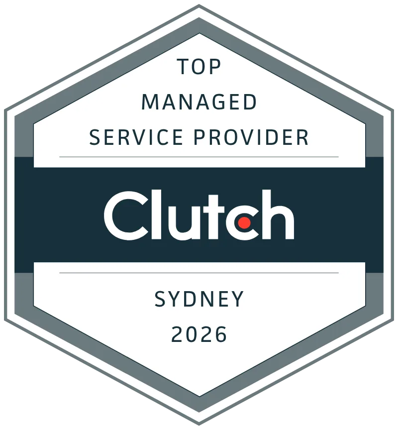 Clutch Top Managed Service Provider badge Sydney 2026